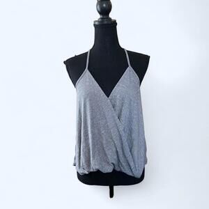 Vintage Y2K Abercrombie & Fitch grey top Size Medium